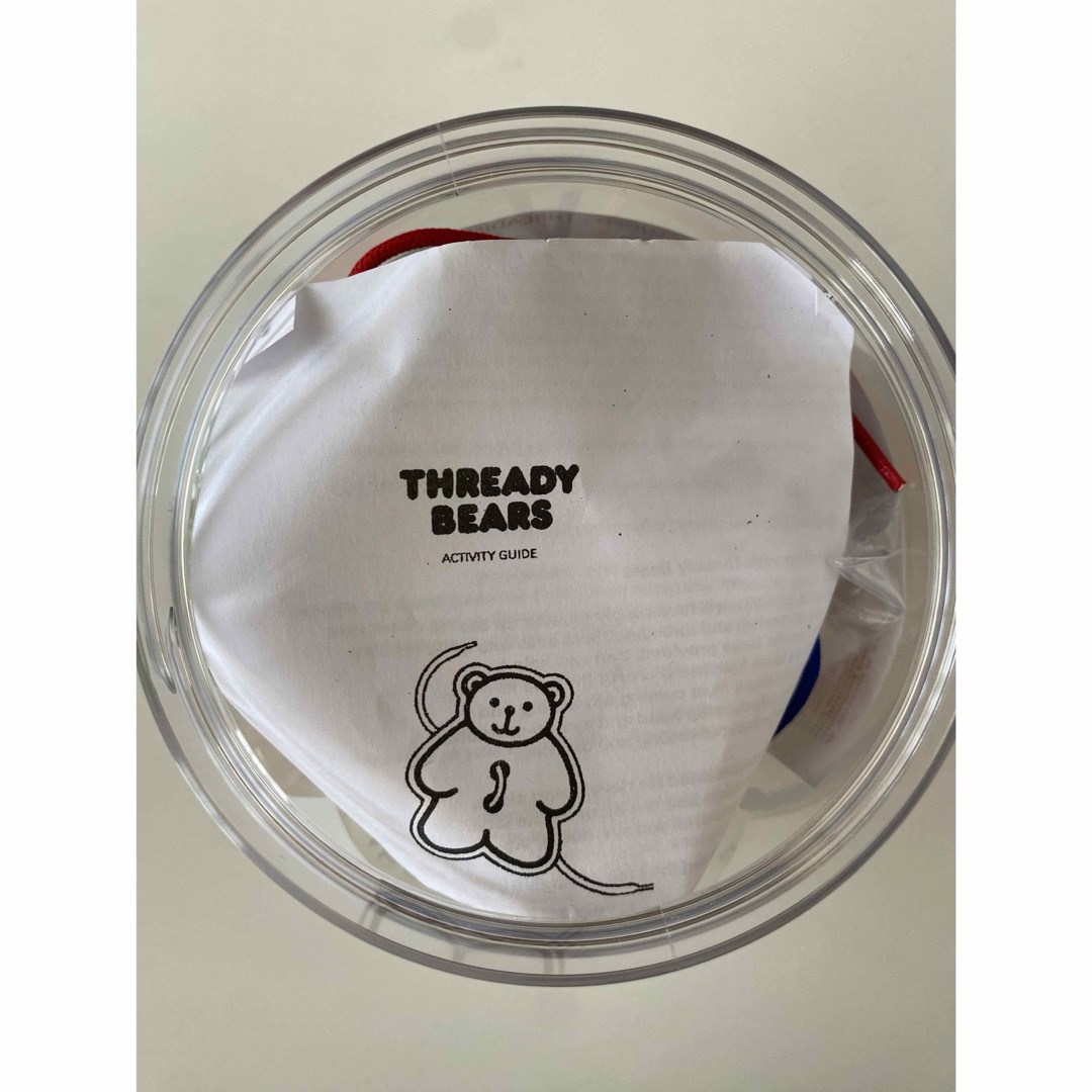 Thready Bears くまの紐とおし　知育玩具　おもちゃ キッズ/ベビー/マタニティのおもちゃ(知育玩具)の商品写真