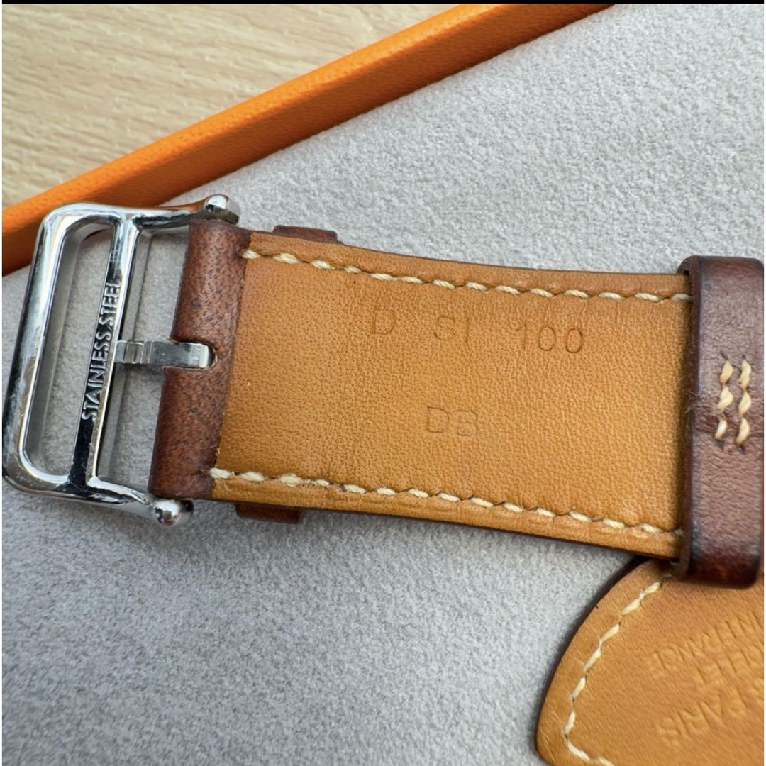 Apple - 1580 Apple Watch エルメス ブラウン HERMES レザーバンドの Apple - 1580 Apple Watch エルメス ブラウン HERMES レザーバンドの