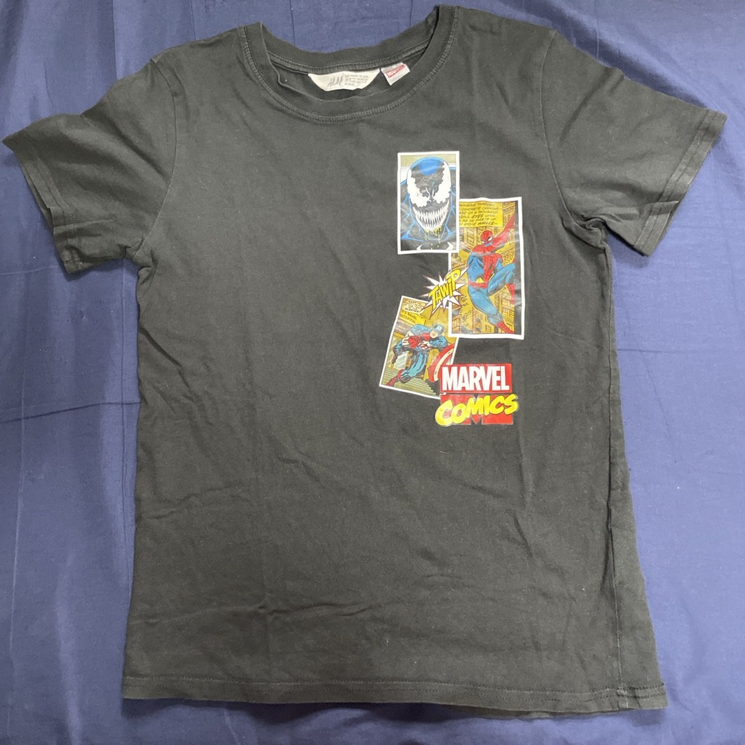 H&M(エイチアンドエム)のMARVEL Tシャツ150cm キッズ/ベビー/マタニティのキッズ服女の子用(90cm~)(Tシャツ/カットソー)の商品写真