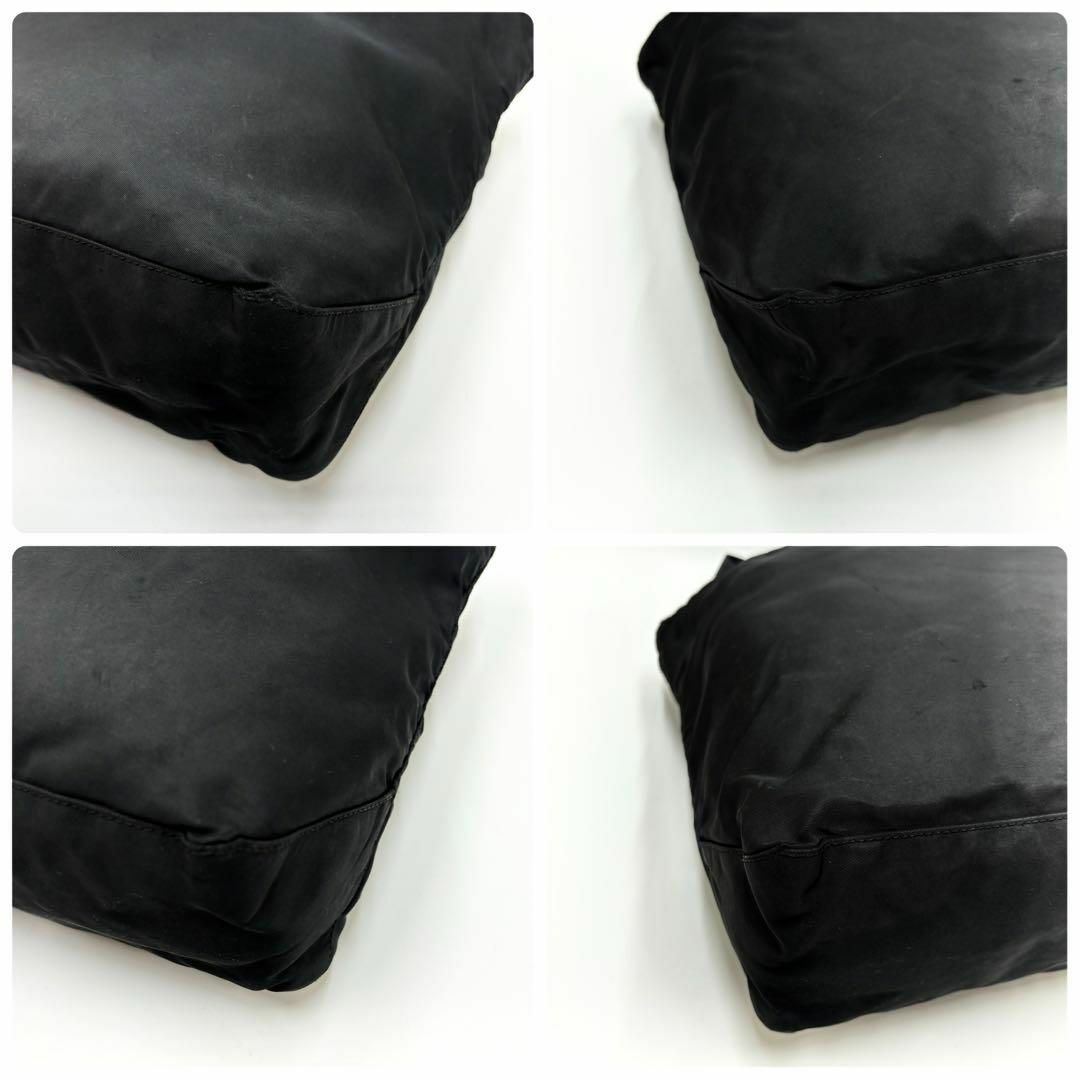 PRADA(プラダ)の✨美品✨プラダ トートバッグ 三角プレート 肩掛け テスートナイロン ブラック レディースのバッグ(トートバッグ)の商品写真