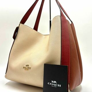 コーチ(COACH)の✨未使用級✨️コーチ ハドリー ホーボー トートバッグ レザー バイカラー(トートバッグ)