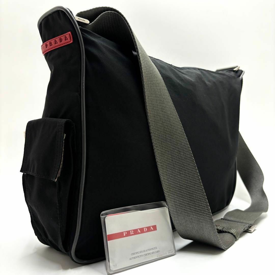PRADA(プラダ)の✨希少モデル 美品✨プラダ スポーツ 90's カメラバッグ ショルダー 黒 レディースのバッグ(ショルダーバッグ)の商品写真