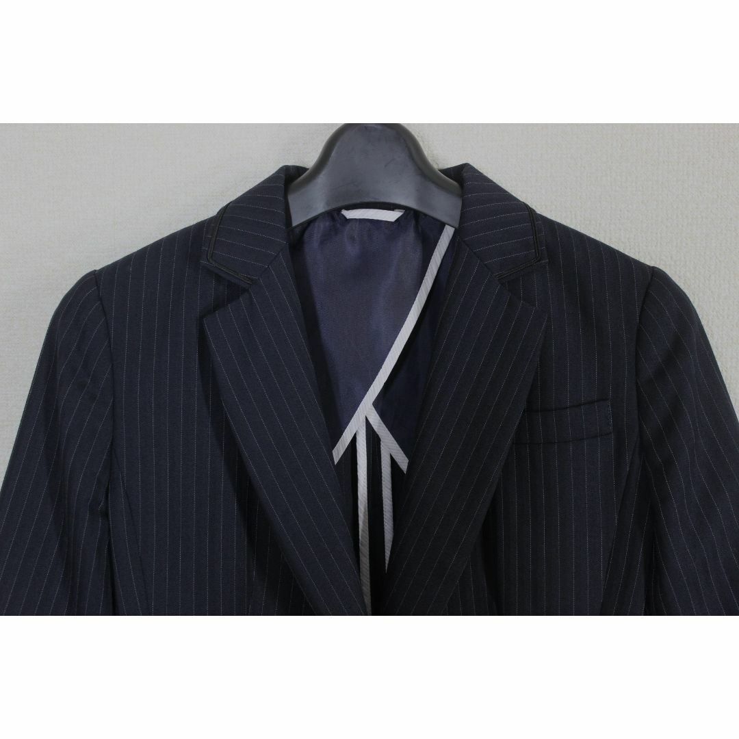 01【新品同様】スーツセレクト パンツスーツ 5 レデイース SS XS 紺 レディースのフォーマル/ドレス(スーツ)の商品写真