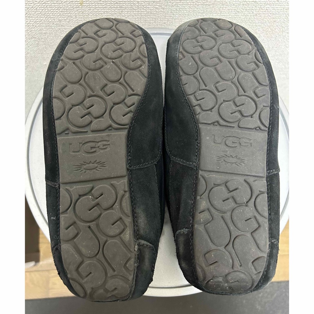UGG(アグ)のUGG  アグ ASCOT アスコットモカシン ムートン BLACK メンズの靴/シューズ(スリッポン/モカシン)の商品写真