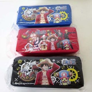 アザー(other)のワンピース ONE PIECE Wファスナー ペンポーチ 筆箱 3個 セット(ペンケース/筆箱)