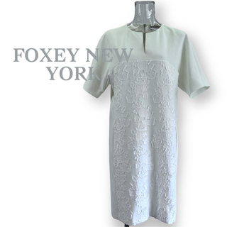 フォクシーニューヨーク(FOXEY NEW YORK)のFOXEY NEW YORK ✴︎上品　ゆったり ワンピース✴︎フォクシー(ひざ丈ワンピース)