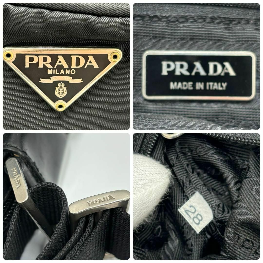 PRADA(プラダ)の【美品】プラダ アマゾン型 カメラバッグ ショルダーバッグ ナイロン×レザー レディースのバッグ(ショルダーバッグ)の商品写真