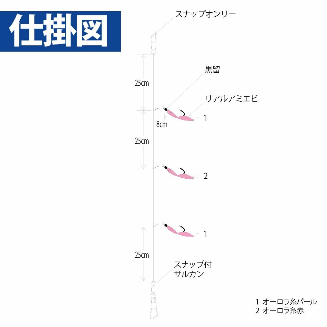 パターン名:7号ハヤブサHayabusa ひとっ飛び 飛ばしサビキ リアルア スポーツ/アウトドアのフィッシング(その他)の商品写真