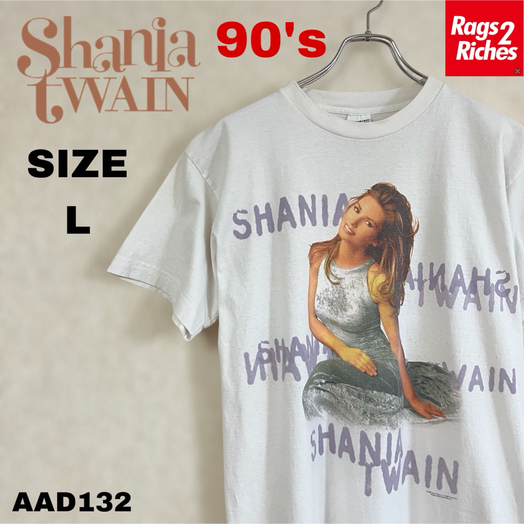 1998年製 シャナイア・トゥエイン SHANIA TWAIN プリントTシャツ メンズのトップス(Tシャツ/カットソー(半袖/袖なし))の商品写真