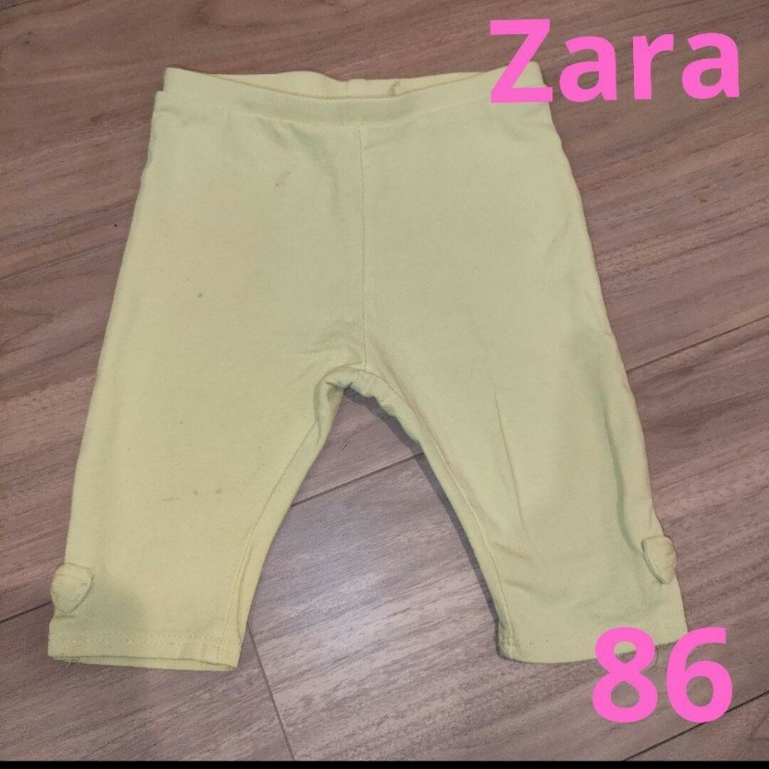 ZARA(ザラ)のザラ　ハーフパンツ　80 女の子用 キッズ/ベビー/マタニティのキッズ服女の子用(90cm~)(パンツ/スパッツ)の商品写真