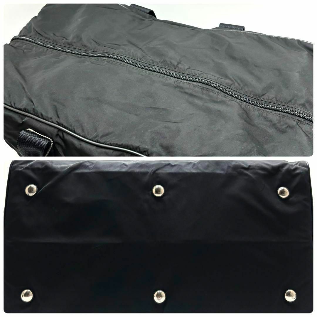 PRADA(プラダ)の✨美品 大容量✨プラダ ボストンバッグ ナイロン サフィアーノレザー ブラック メンズのバッグ(ボストンバッグ)の商品写真