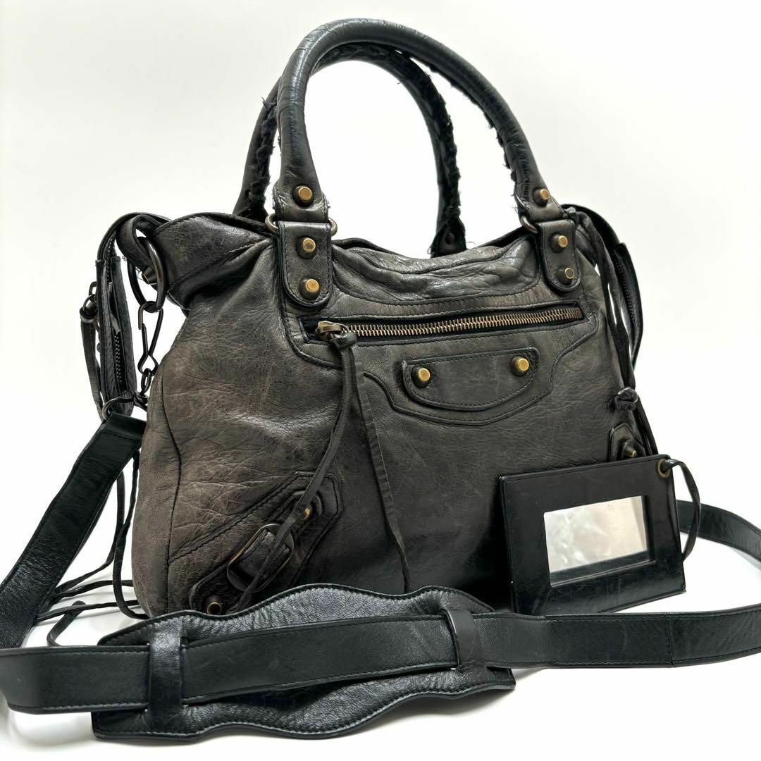 希少です バレンシアガ BALENCIAGA シティ エディターズバッグ 黒 希少です バレンシアガ BALENCIAGA シティ エディターズバッグ 黒