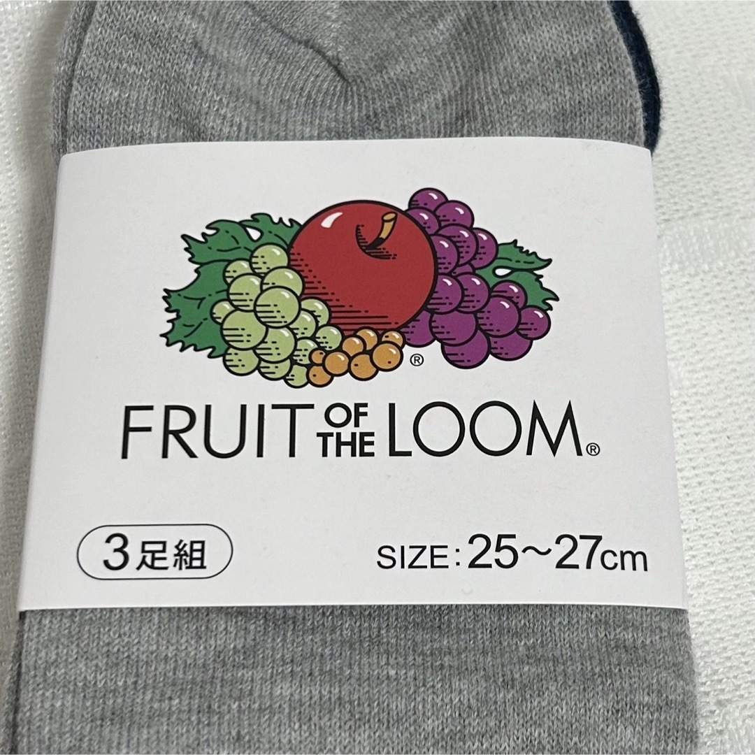 FRUIT OF THE LOOM(フルーツオブザルーム)のT9【まとめ売り】メンズ紳士半袖Tシャツ+ロークルーソックス【新品】 メンズのトップス(Tシャツ/カットソー(半袖/袖なし))の商品写真