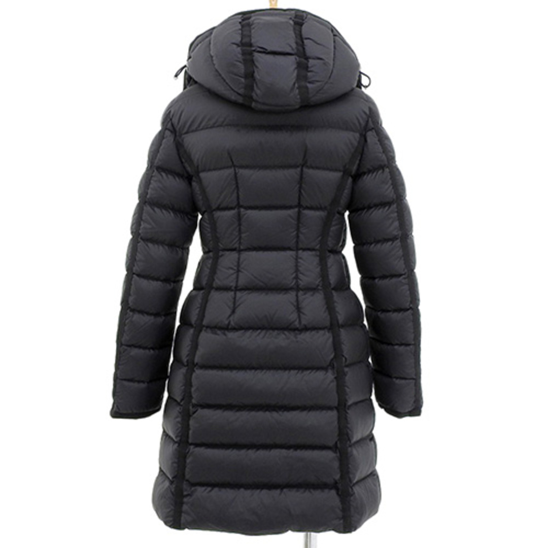 MONCLER(モンクレール)のMONCLER(モンクレール) Hermine ロングダウンジャケット アウター エルミンヌ アパレル ファッション 0(ゼロ) ナイロン ブラック黒 D20934930005 53048 レディース 40802091764【中古】【アラモード】 レディースのジャケット/アウター(ダウンコート)の商品写真