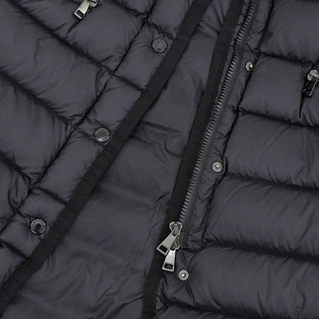 MONCLER(モンクレール)のMONCLER(モンクレール) Hermine ロングダウンジャケット アウター エルミンヌ アパレル ファッション 0(ゼロ) ナイロン ブラック黒 D20934930005 53048 レディース 40802091764【中古】【アラモード】 レディースのジャケット/アウター(ダウンコート)の商品写真