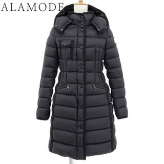 モンクレール(MONCLER)のMONCLER(モンクレール) Hermine ロングダウンジャケット アウター エルミンヌ アパレル ファッション 0(ゼロ) ナイロン ブラック黒 D20934930005 53048 レディース 40802091764【中古】【アラモード】(ダウンコート)