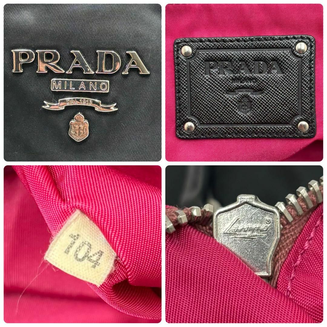 PRADA(プラダ)の✨美品✨プラダ トートバッグ 肩掛け テスートナイロン 巾着 ブラック A4 レディースのバッグ(トートバッグ)の商品写真