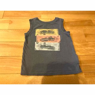 オールドネイビー(Old Navy)の【Kid's】 OLD NAVY 車柄 クルマ タンクトップ 100サイズ(Tシャツ/カットソー)