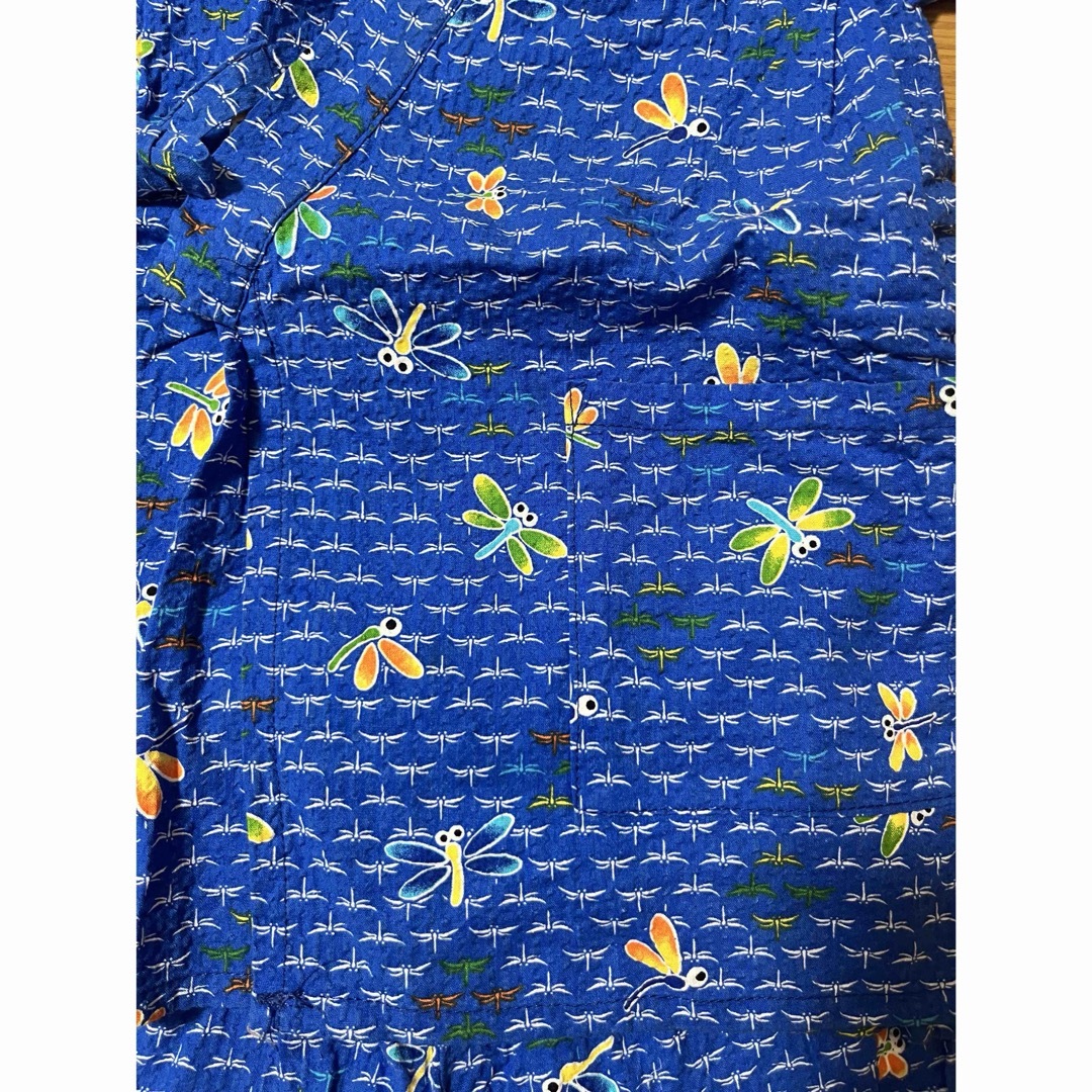 美品✨甚平 120 男の子 キッズ/ベビー/マタニティのキッズ服男の子用(90cm~)(Tシャツ/カットソー)の商品写真