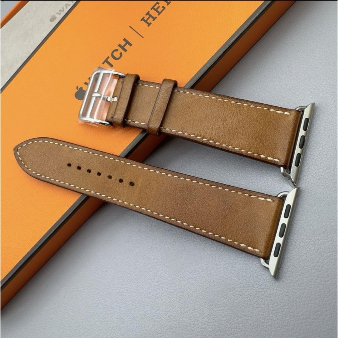 Apple - 1609 Apple Watch エルメス ブラウン レザー HERMESの通販 by Apple - 1609 Apple Watch エルメス ブラウン レザー HERMESの通販 by