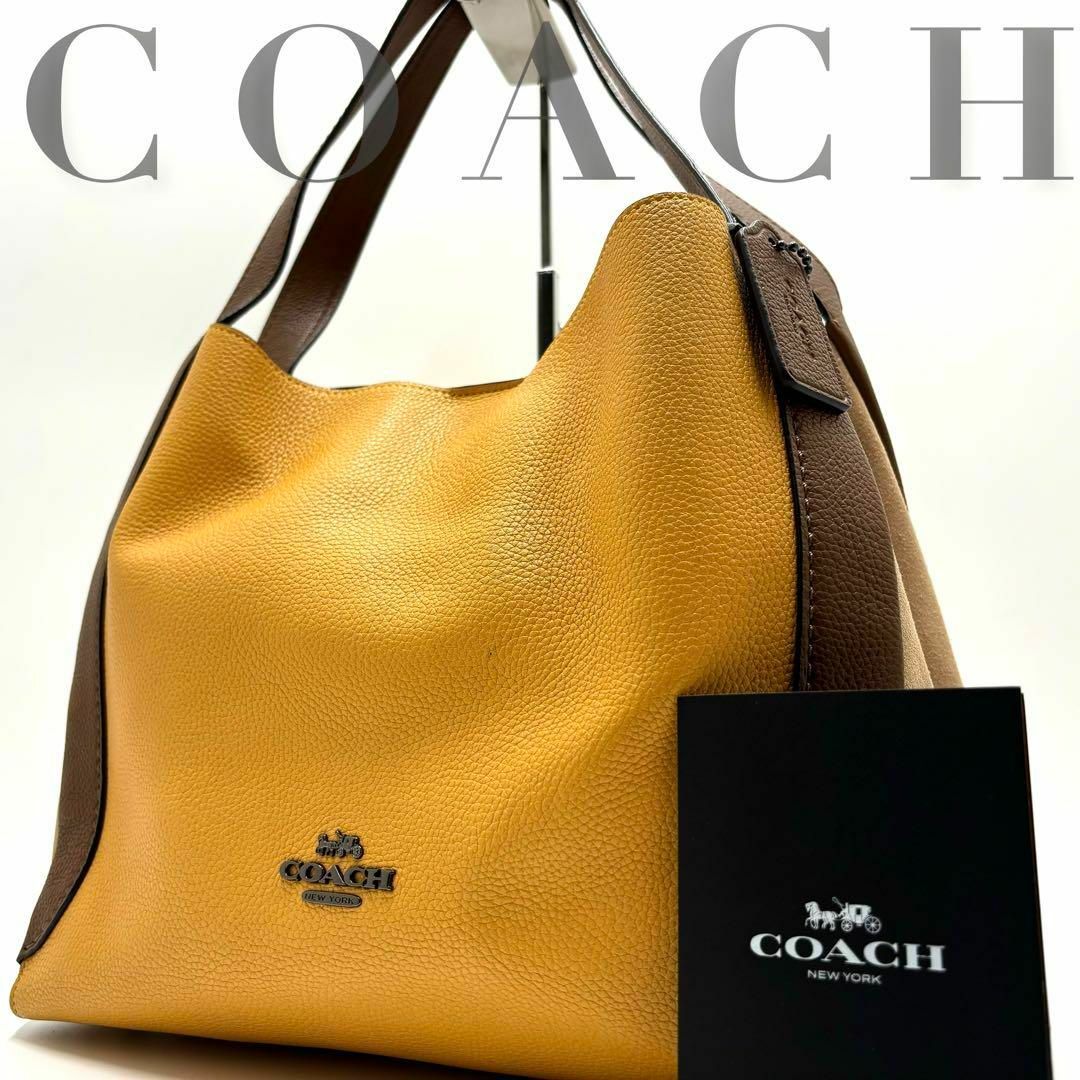 COACH(コーチ)の✨美品✨コーチ ハドリー ホーボー バイカラー カラーブロック ショルダーバッグ レディースのバッグ(トートバッグ)の商品写真