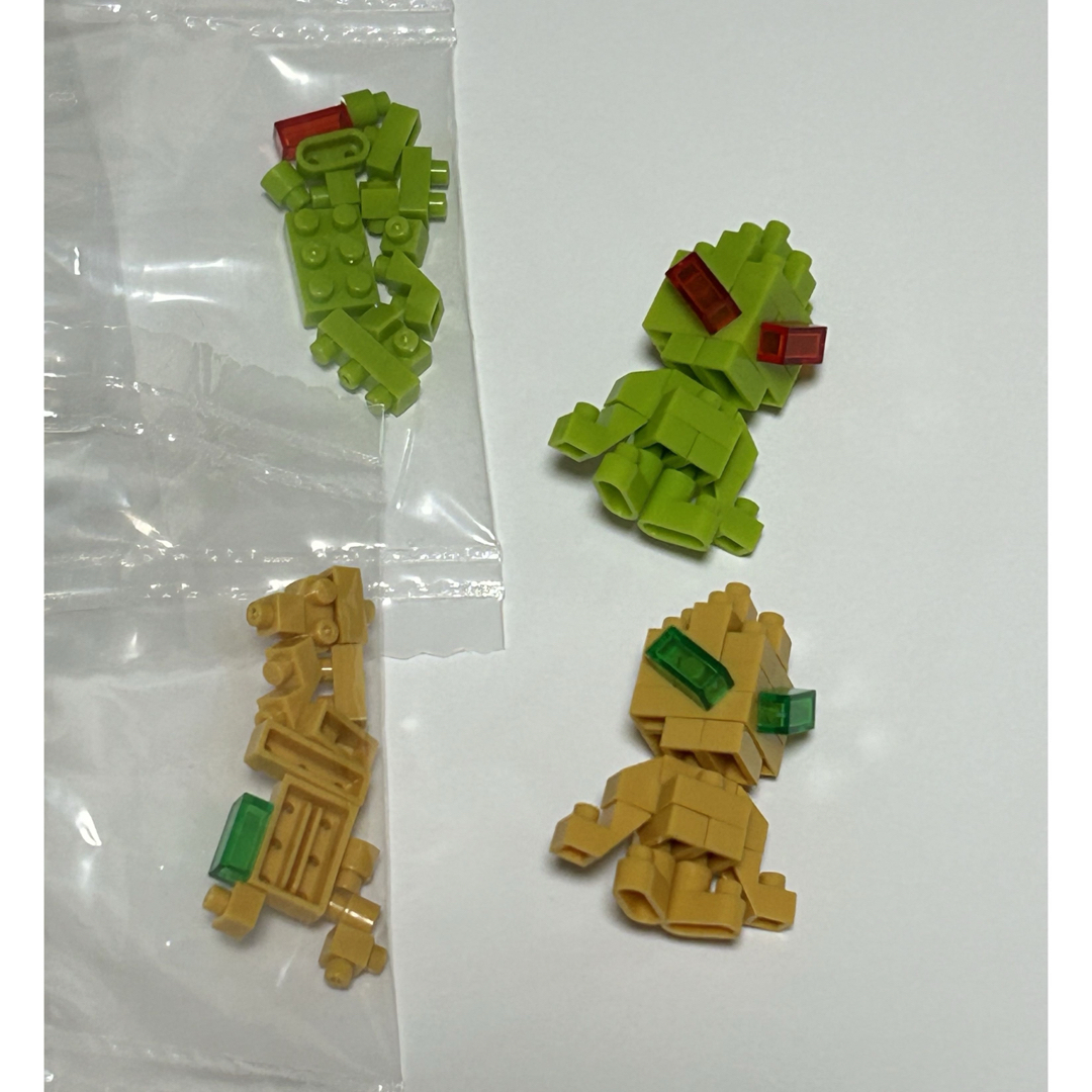 【非売品】ナノブロック　mini宇宙人　6点セット キッズ/ベビー/マタニティのおもちゃ(積み木/ブロック)の商品写真