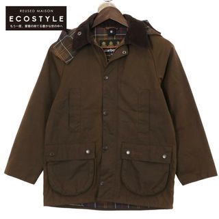 Barbour - バブアー CWX0021OL71 ﾌﾞﾗｳﾝ ﾎﾞｰｲｽﾞｸﾗｼｯｸﾋﾞｭｰﾌｫｰﾄ ｵｲﾙﾄﾞｼﾞｬｹｯﾄ L