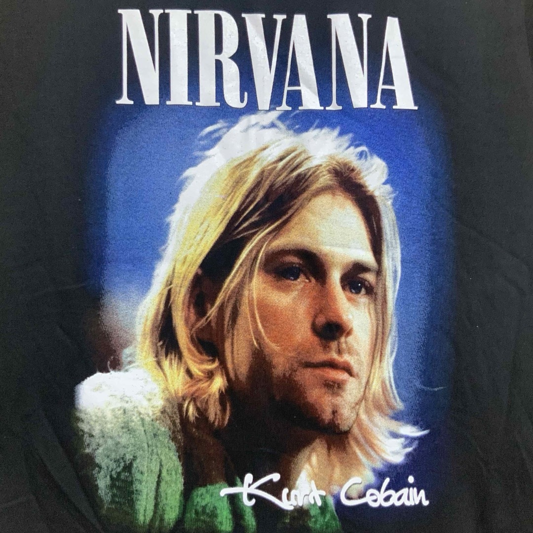 ニルバーナ  カートコバーン　Tシャツ　Lサイズ　KURT COBAIN ③ メンズのトップス(Tシャツ/カットソー(半袖/袖なし))の商品写真