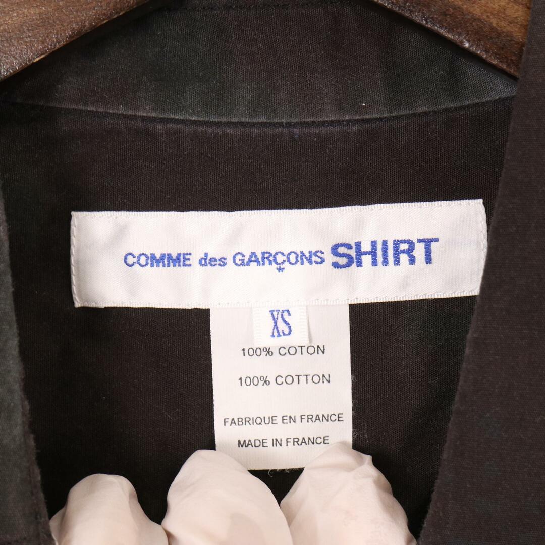 COMME des GARCONS(コムデギャルソン)のコムデギャルソンシャツ 22SS FI-B031 ﾌﾞﾗｯｸ 総柄 半袖ｼｬﾂ XS メンズのトップス(その他)の商品写真