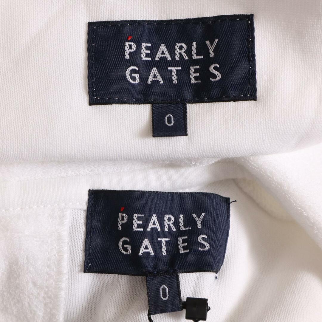 PEARLY GATES(パーリーゲイツ)のパーリーゲイツ 055-1160534 ﾎﾜｲﾄ ﾊﾟｲﾙ地 ｾｯﾄｱｯﾌﾟ O レディースのフォーマル/ドレス(その他ドレス)の商品写真