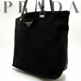 プラダ(PRADA)の✨美品✨プラダ トートバッグ 三角プレート 肩掛け テスートナイロン ブラック(トートバッグ)