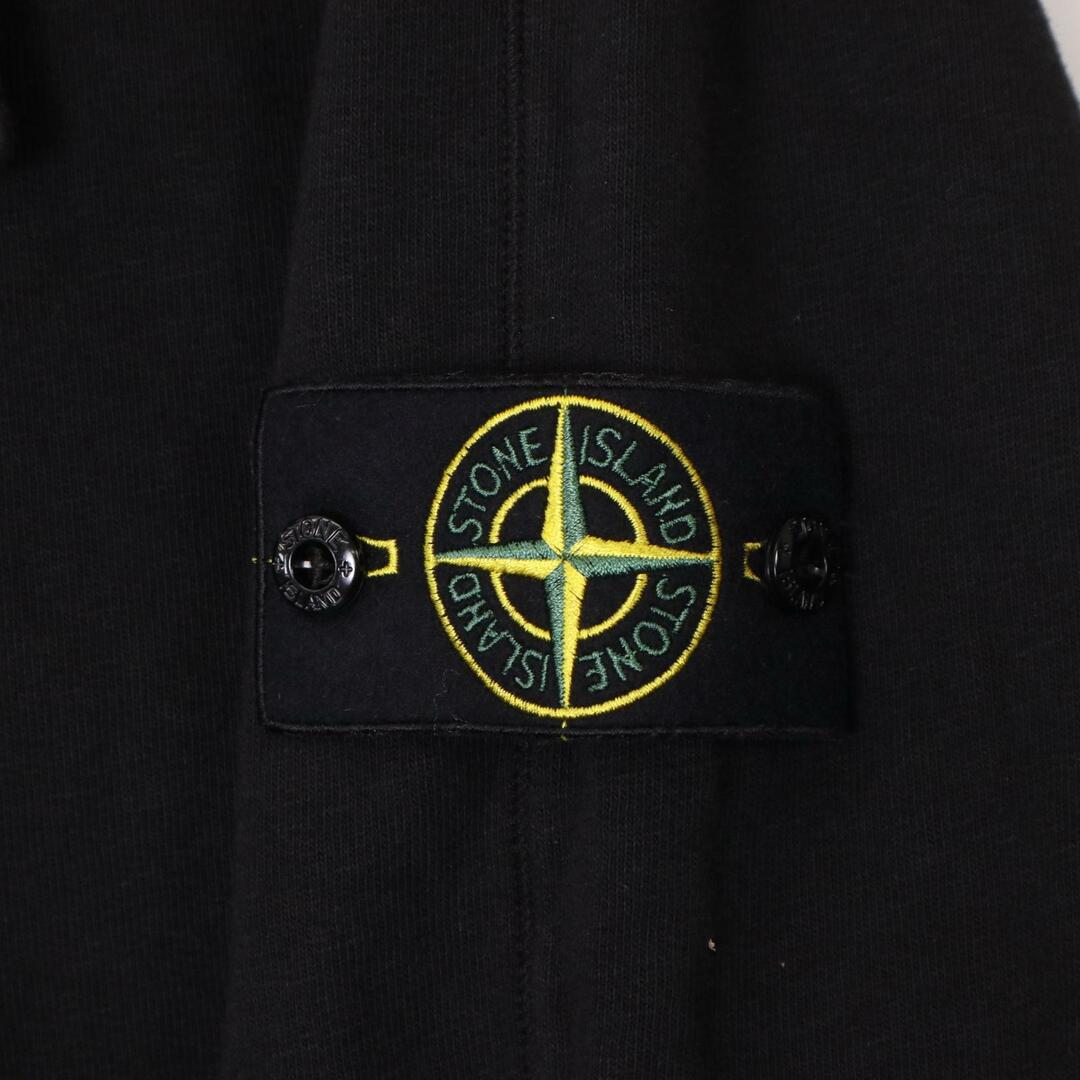 STONE ISLAND(ストーンアイランド)のストーンアイランド ﾌﾞﾗｯｸ 24SS ｼﾞｯﾌﾟｱｯﾌﾟ ｺｯﾄﾝ ﾌｰﾃﾞｨ L メンズのジャケット/アウター(その他)の商品写真