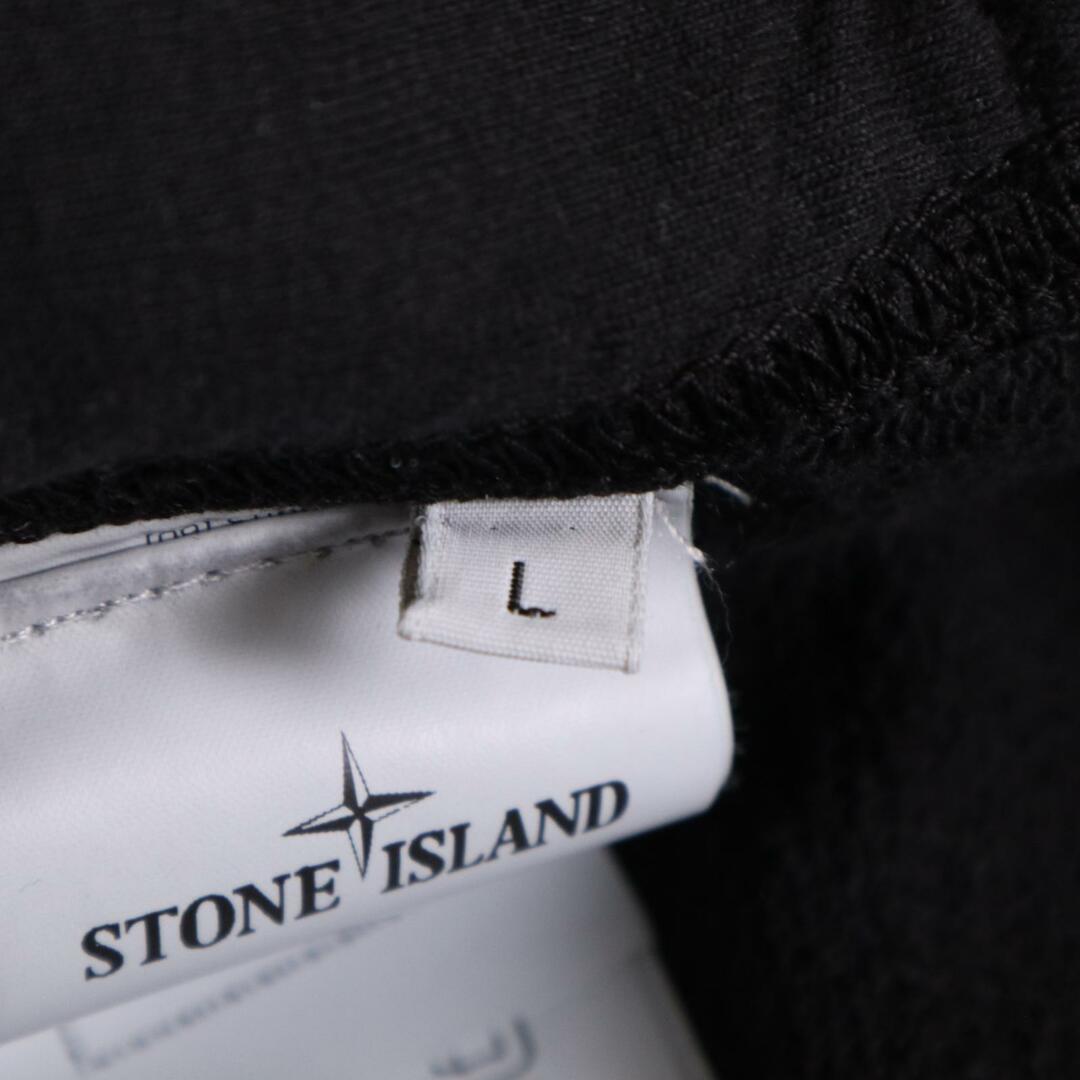 STONE ISLAND(ストーンアイランド)のストーンアイランド ﾌﾞﾗｯｸ 24SS ｼﾞｯﾌﾟｱｯﾌﾟ ｺｯﾄﾝ ﾌｰﾃﾞｨ L メンズのジャケット/アウター(その他)の商品写真