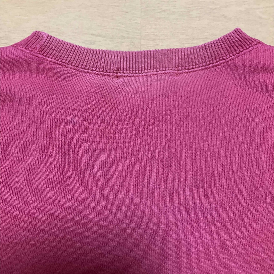 トレーナー　レッド　SATISFIED   140 キッズ/ベビー/マタニティのキッズ服女の子用(90cm~)(Tシャツ/カットソー)の商品写真