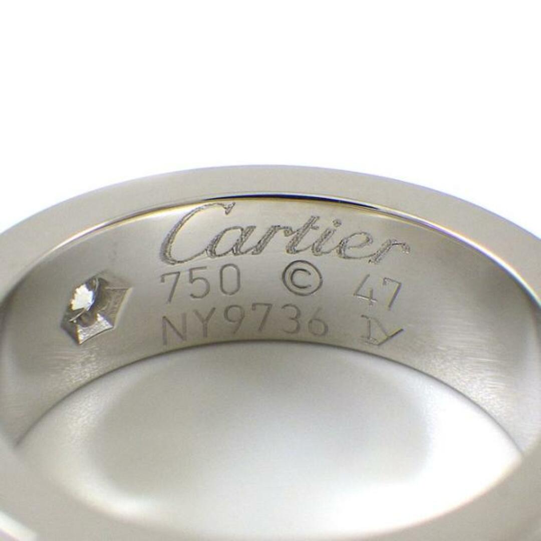 Cartier(カルティエ)のカルティエ Cartier リング ラブ 2006年 クリスマス限定 1ポイント ダイヤモンド K18WG 7号 / #47 【中古】 レディースのアクセサリー(リング(指輪))の商品写真