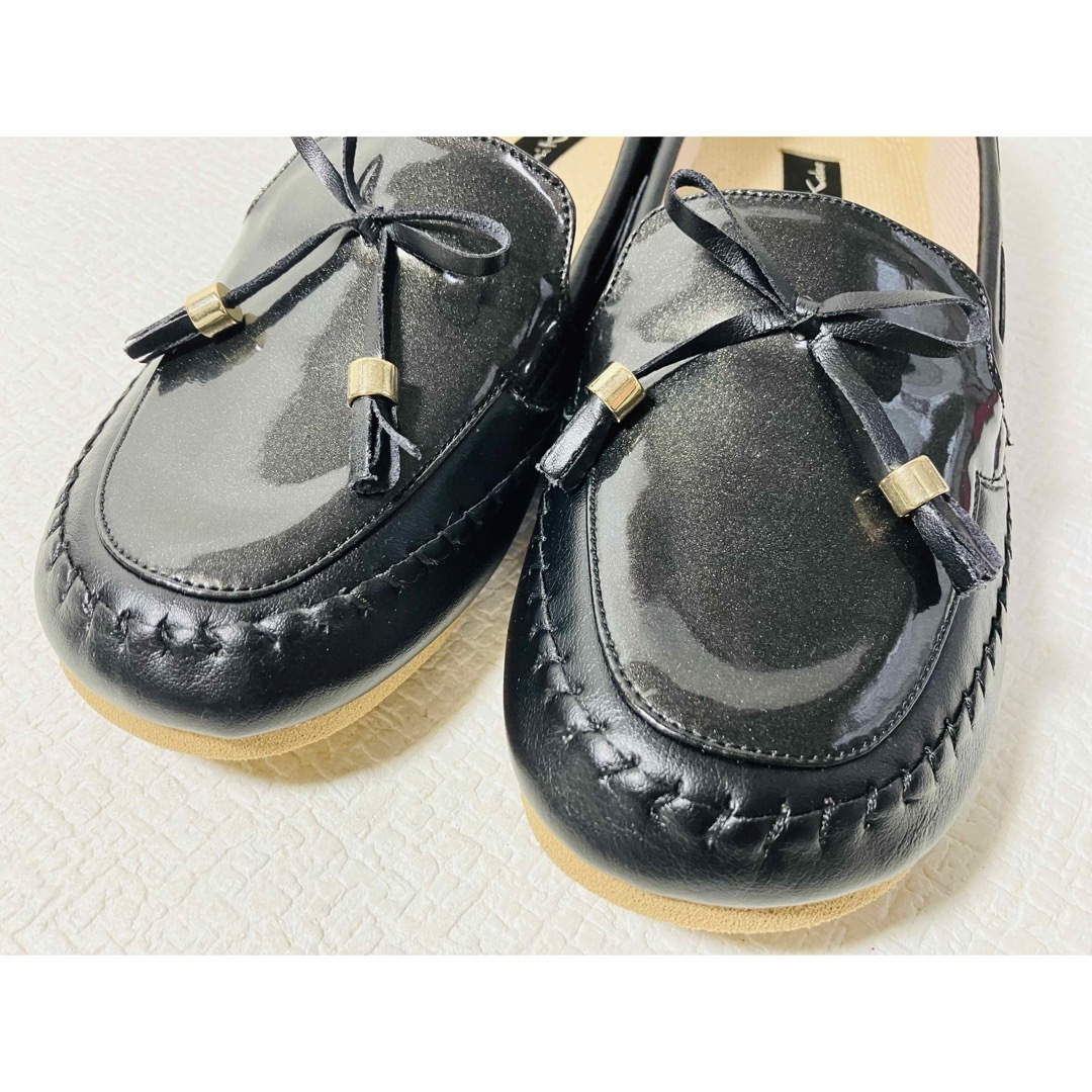 SH31◆新品◆Tokimi Kobe 軽量幅広モカシン 26.0 5E 日本製 レディースの靴/シューズ(スリッポン/モカシン)の商品写真