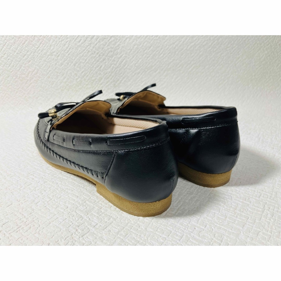 SH31◆新品◆Tokimi Kobe 軽量幅広モカシン 26.0 5E 日本製 レディースの靴/シューズ(スリッポン/モカシン)の商品写真