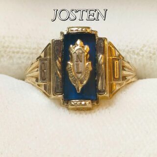 JOSTEN ジャスティン カレッジリング 10K 1980年 ヴィンテージ(リング(指輪))