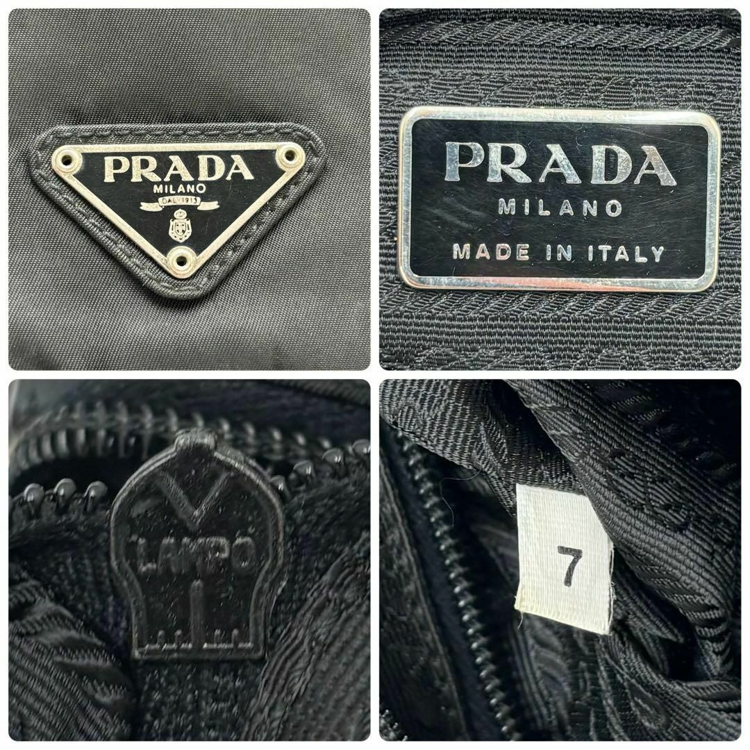 PRADA(プラダ)の✨美品✨プラダ ショルダーバッグ クロスボディ テスートナイロン ブラック レディースのバッグ(ショルダーバッグ)の商品写真