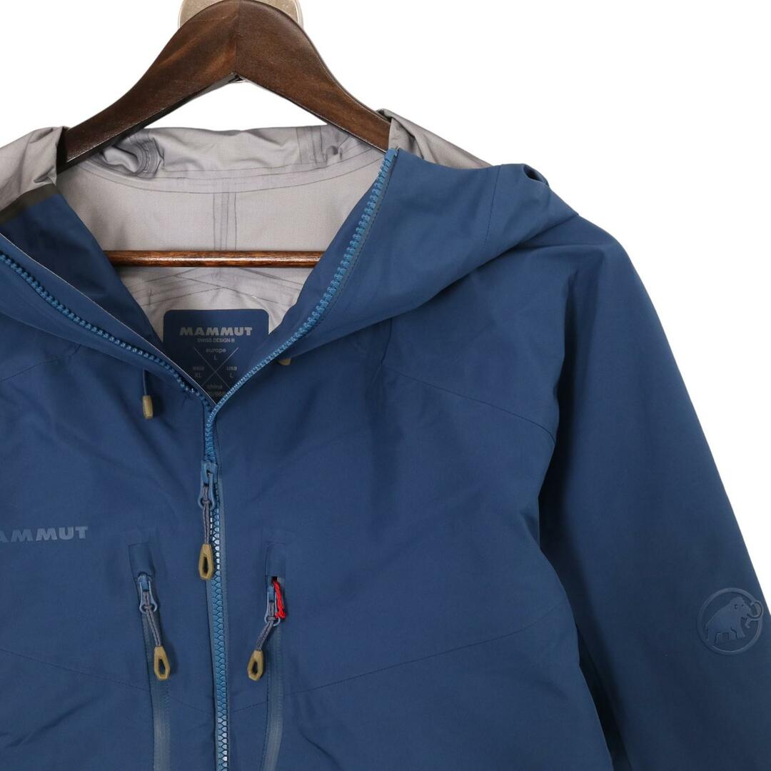 Mammut(マムート)のマムート ﾌﾞﾙｰ 1010ｰ27120 GORE-TEX Teton HS ﾌｰﾃﾞｨｰｼﾞｬｹｯﾄ L メンズのジャケット/アウター(その他)の商品写真