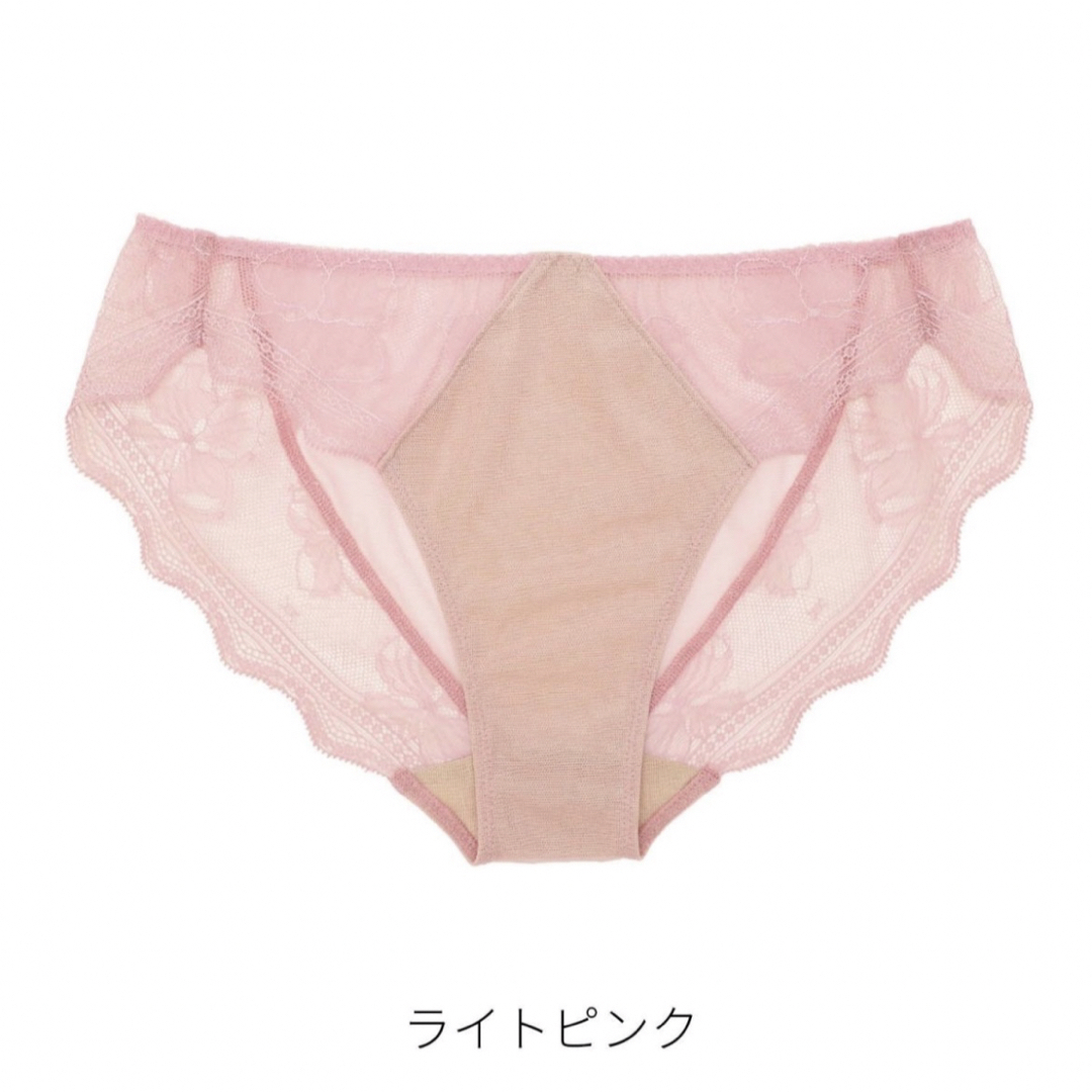 Chut! INTIMATES(シュットインティメイツ)のchut! [LUXE] フルレース パステルピンク H75ビキニL 未使用新品 レディースの下着/アンダーウェア(ブラ&ショーツセット)の商品写真