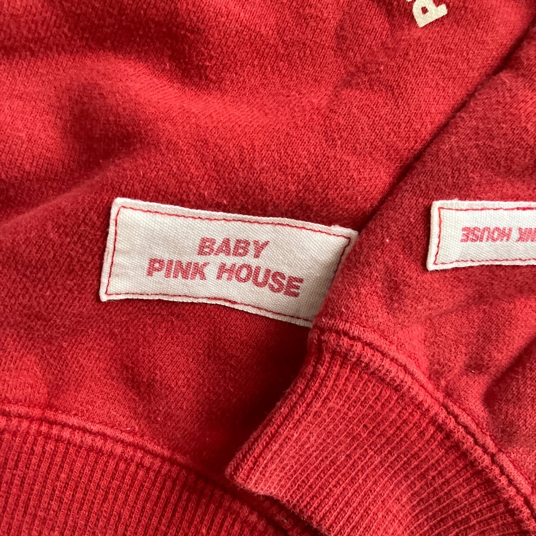 PINK HOUSE(ピンクハウス)のbaby pink houseトレーナー洗濯済みピンクハウス キッズ/ベビー/マタニティのキッズ服女の子用(90cm~)(Tシャツ/カットソー)の商品写真