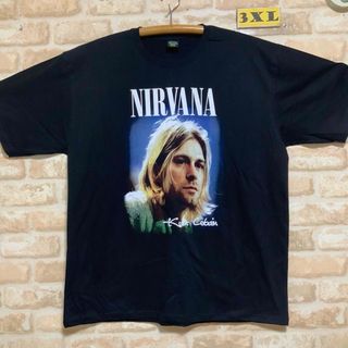 ニルバーナ  カートコバーン　Tシャツ　3XLサイズ　KURT COBAIN ③(Tシャツ/カットソー(半袖/袖なし))