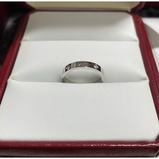 カルティエ(Cartier)のC ドゥ カルティエ ウェディング リング　プラチナ　ダイアモンド　指輪(リング(指輪))