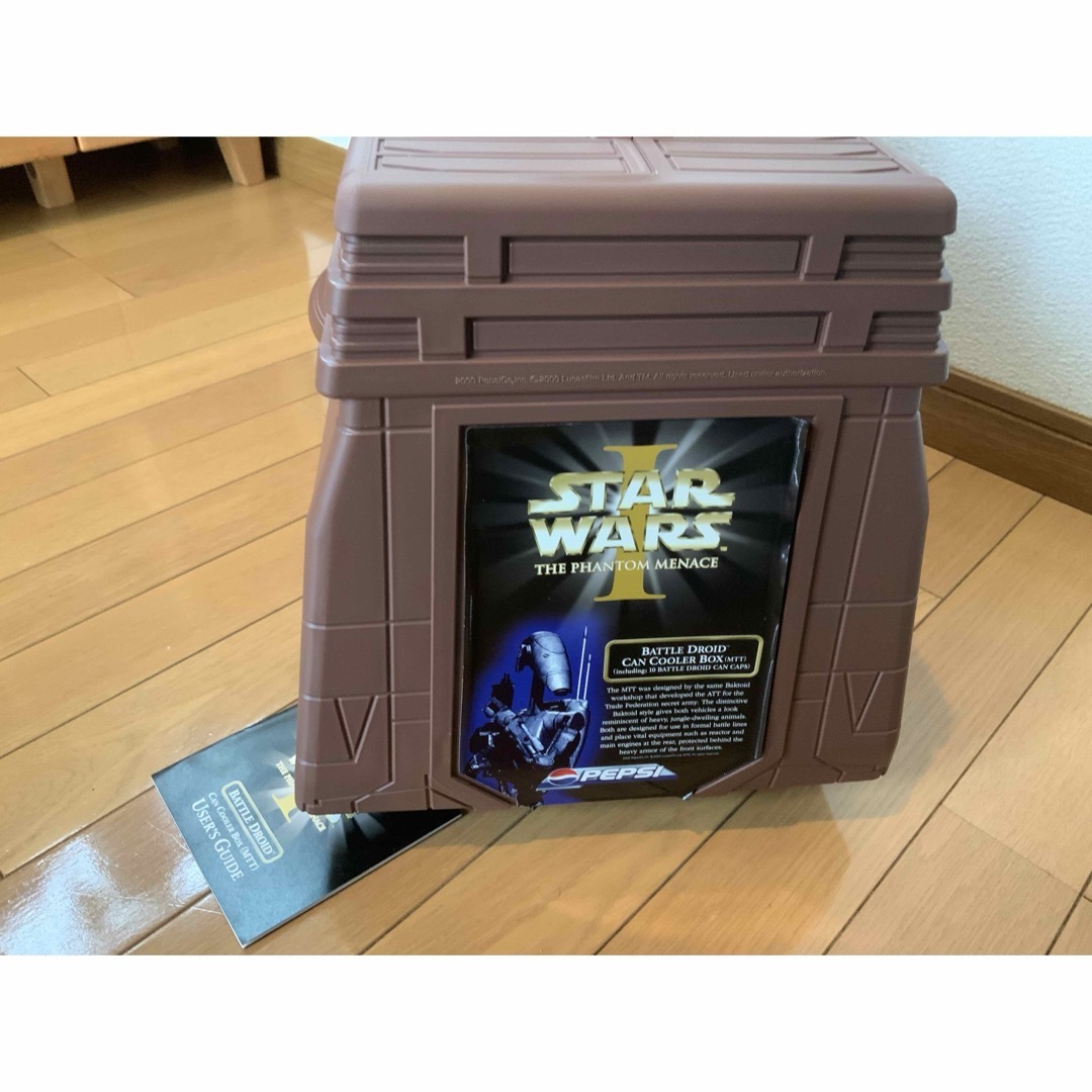 スターウォーズ ペプシ バトルドロイド 缶クーラーボックス レア 貴重　未使用 エンタメ/ホビーのコレクション(ノベルティグッズ)の商品写真