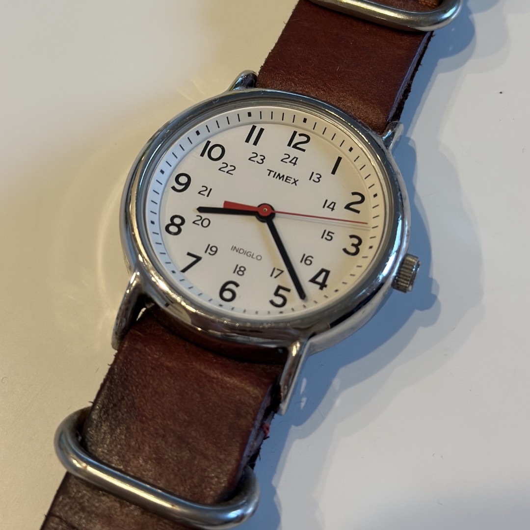 TIMEX 本革ベルト メンズの時計(腕時計(アナログ))の商品写真