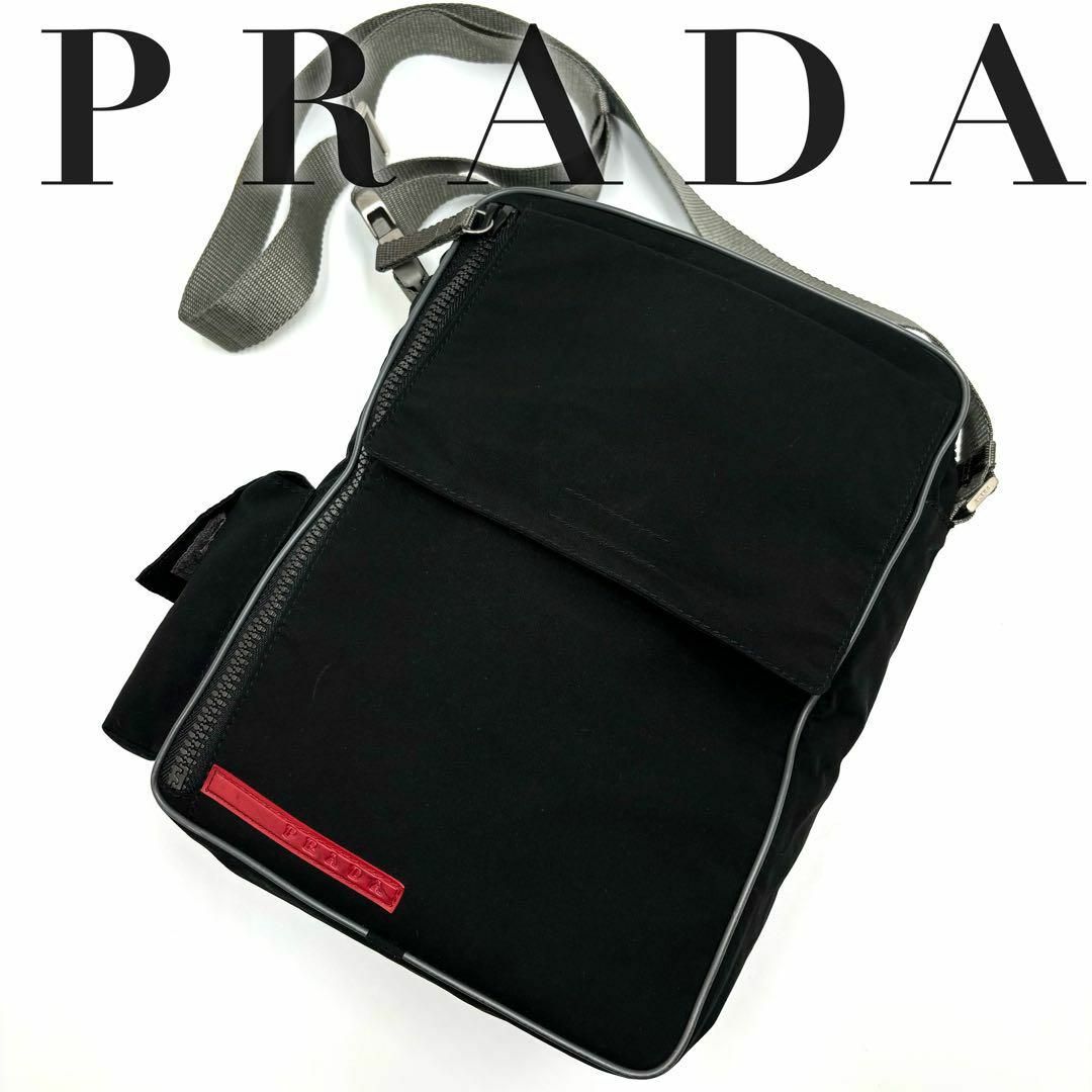 PRADA(プラダ)の✨希少モデル 極美品✨プラダ スポーツ 90's カメラバッグ ショルダー 黒 レディースのバッグ(ショルダーバッグ)の商品写真