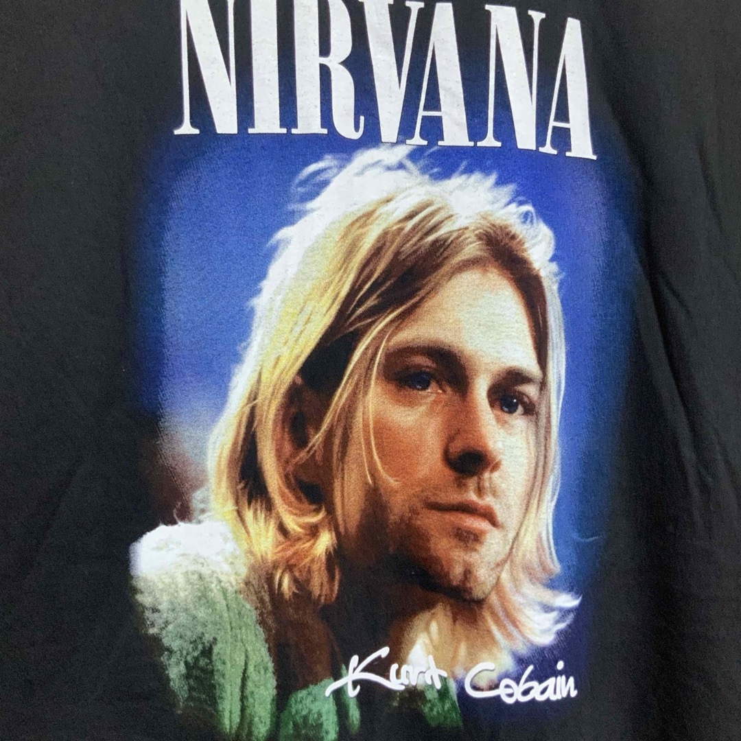 ニルバーナ  カートコバーン　Tシャツ　4XLサイズ　KURT COBAIN ③ メンズのトップス(Tシャツ/カットソー(半袖/袖なし))の商品写真