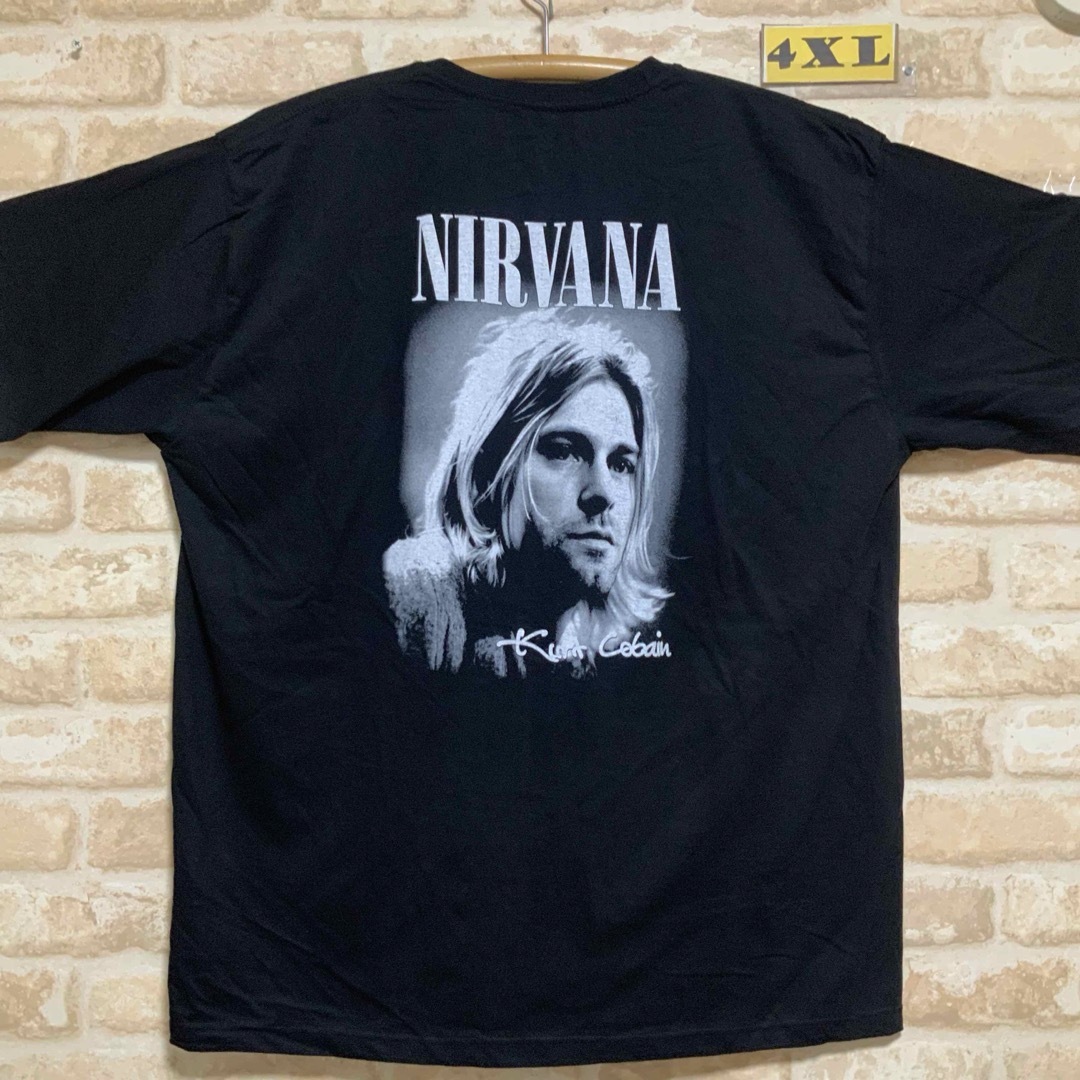 ニルバーナ  カートコバーン　Tシャツ　4XLサイズ　KURT COBAIN ③ メンズのトップス(Tシャツ/カットソー(半袖/袖なし))の商品写真