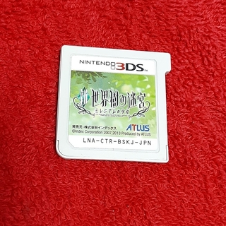 ニンテンドウ(任天堂)の3DS　世界樹の迷宮　ミレニアムの少女　中古箱無し(携帯用ゲームソフト)